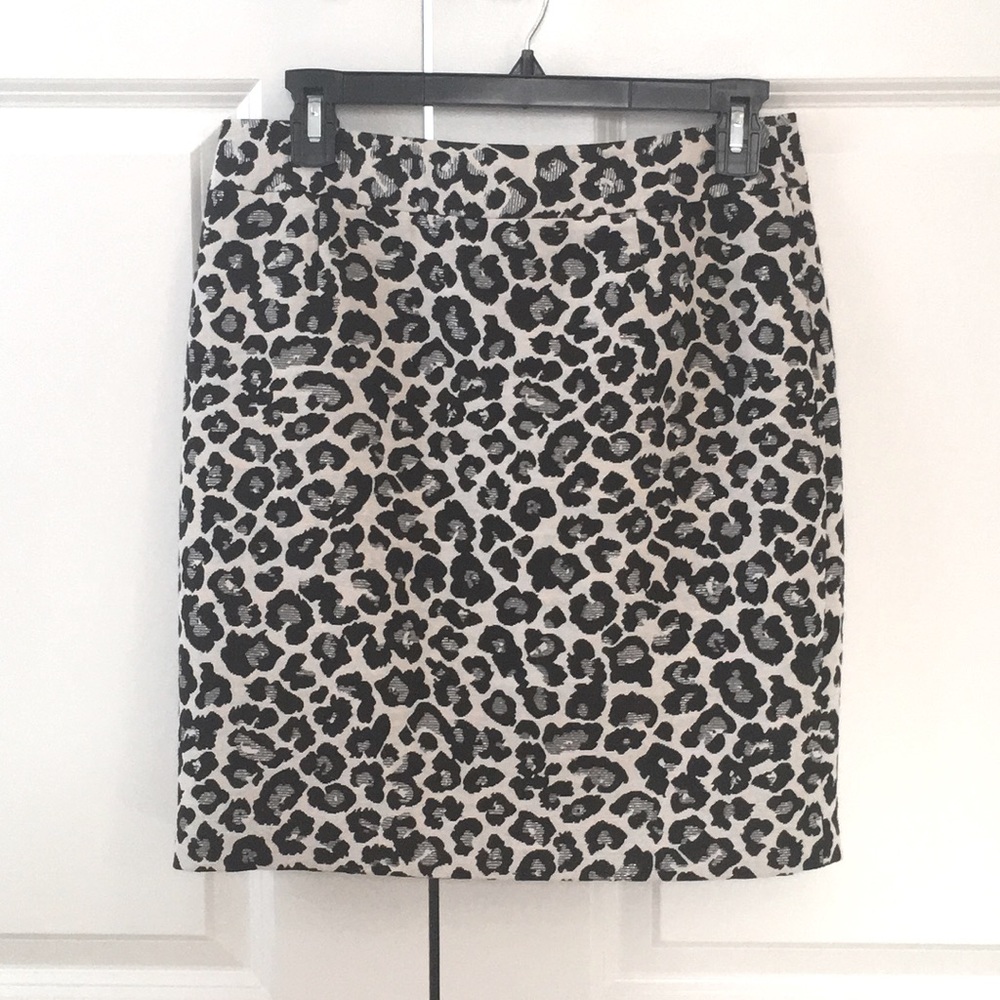 Halogen Nordstrom leopard skirt